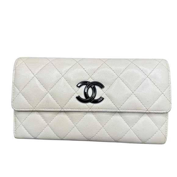 CHANEL Handbags - CHANEL FLAP WALLET CAVIAR